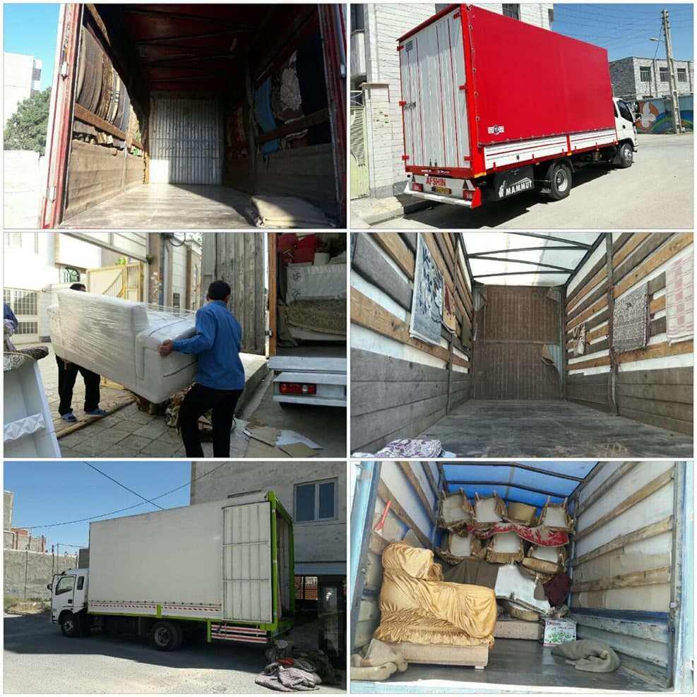 کامیون های مخصوص حمل اثاث