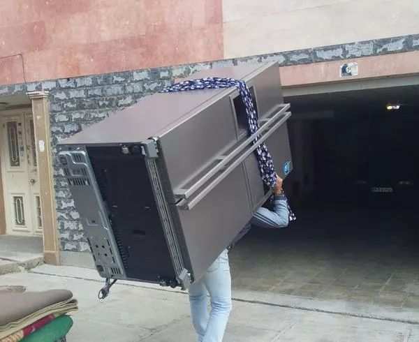 حمل یخچال ساید به صورت حرفه ای