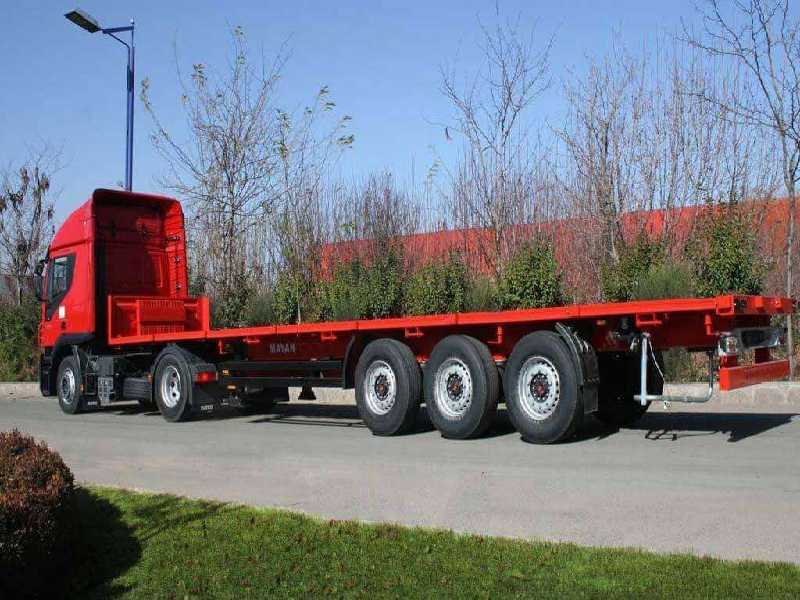 حمل بار با تریلی کفی