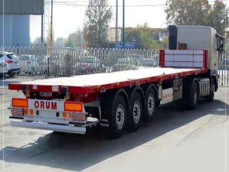 حمل بار با تریلی کفی